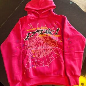 Pink Sp5der hoodie